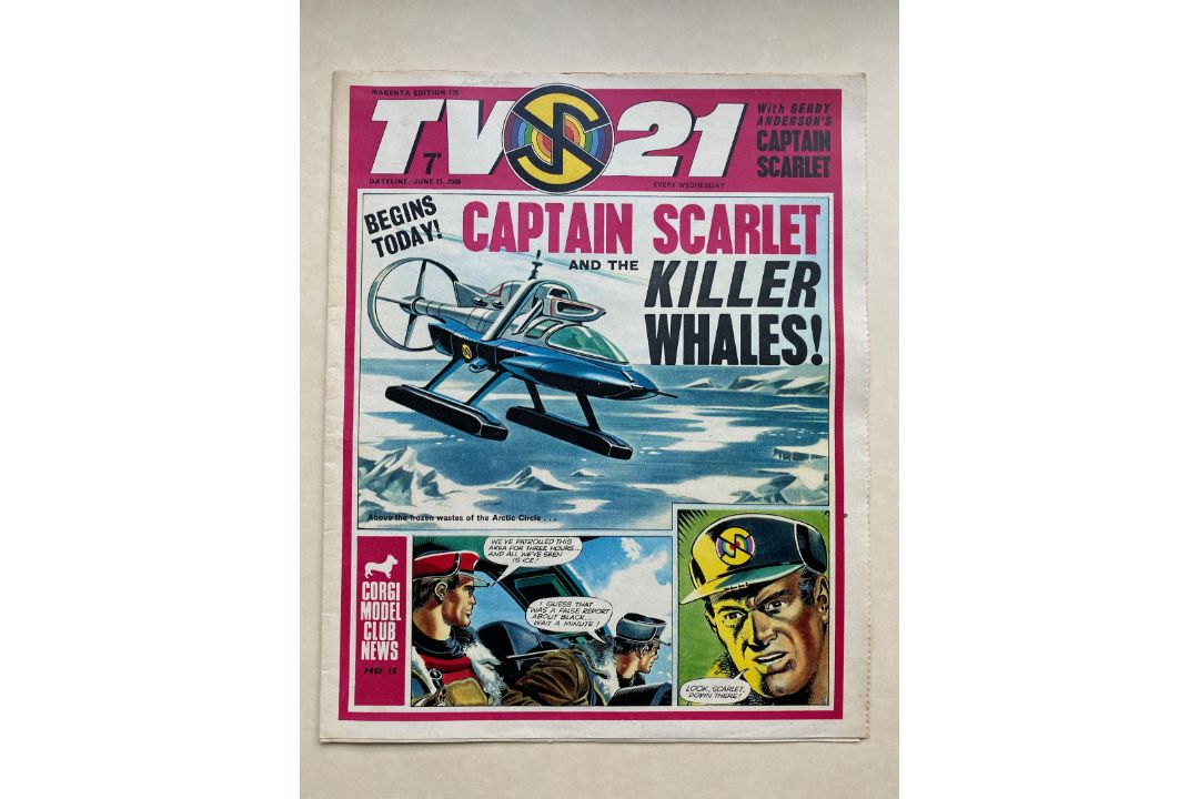 THUNDERBIRDS (1969) - ORIGINAL FRANK BELLAMY ARTWORK from TV21 Comic- FRANK BELLAMY (Artist) - TV21: - Image 4 of 5