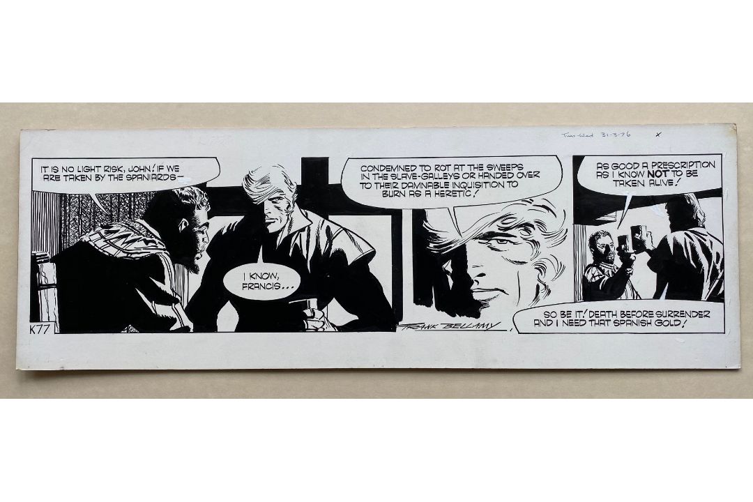 GARTH (1976) - ORIGINAL SIGNED FRANK BELLAMY ARTWORK from Daily Mirror - FRANK BELLAMY (Artist) - - Image 1 of 4