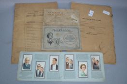 WD & HO Wills Cigarette Card Albums