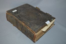 Leather & Brass Bound Holy Bible