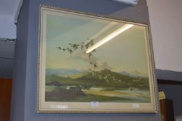 Signed Vernon Ward Print - Flying Ducks