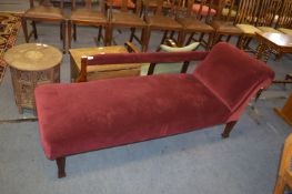 Edwardian Upholstered Chaise Lounge