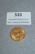 George V 1912 Gold Sovereign