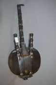 African Animal Hide Guitar