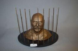 Bronze Effect Bust - Charles Bronson