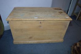 Pine Blanket Box