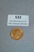 George V 1911 Gold Sovereign