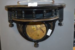 Victorian Ebonised Shelf Bracket with Decorative Panel