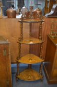 Victorian Four Tier Corner Whatnot
