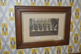 Framed Early Edwardian Photograph - Football Team