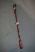 Riding Crop Sword Stick with Carved Horn Handle