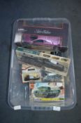 Box Containing Boxed Days Gone, Lledo, Corgi and Maisto Diecast Vehicles, Airfix Model Tank, etc.