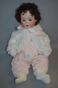 German Heubach Koppelsdorf Porcelain Headed Doll