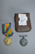 WWI Group of Two Medals 7263T.S W.T Jackson TR.RNR (Trawler Minesweeping Skipper)