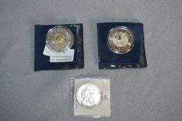 Three Royalty Commemorative £5 Coins