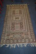 Pink & Brown Patterned Rug 74