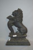 Cast Iron Lion Door Stop