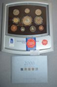 Royal Mint United Kingdom Proof Coin Set - Millenium 2000