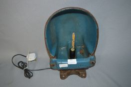 Wall Mounted Cast Iron Feeder Trough Upcycled Lamp