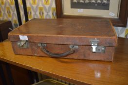 Small Leather Suitcase