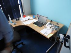 *L-Shape Office Workstation with Left Hand Return