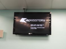 *LG Flatscreen Wall Mounted TV