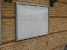 *Perspex & Steel External Weatherproof Noticeboard