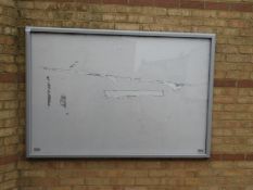 *Perspex & Steel External Weatherproof Noticeboard