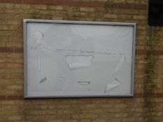 *Perspex & Steel External Weatherproof Noticeboard