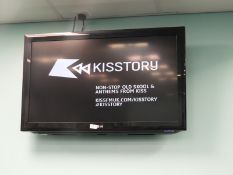 *LG Flatscreen Wall Mounted TV