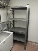 *Galvanised Four Tier Storage Rack
