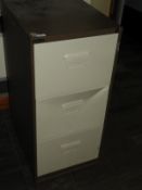 *Three Drawer Foolscap Filing Cabinet (Coffee & Cr