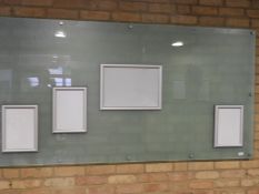 *Wall Mounted Perspex Display Board with Four Alum