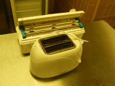 *Two Slice Toaster and a Cling Film Dispenser