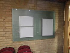 *Wall Mounted Perspex Display Board with Three Alu