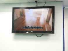 *LG Flatscreen Wall Mounted TV