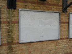 *Perspex & Steel External Weatherproof Noticeboard