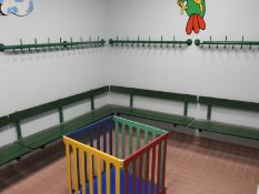 *Five Sets of Wall Mounted Hooks and Five Wall Mou