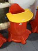 *Kiddikone Highchair with Yellow Table