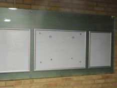 *Wall Mounted Perspex Display Board with THree Alu