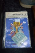 Reproduction World Cup 66 Programme, Ticket and Ne