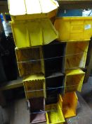 *Plastic Storage Trays on Rack