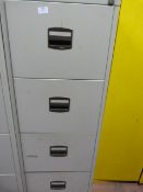 *Four Drawer Filing Cabinet (Locked, No Key)
