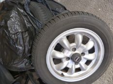 Set of Four Saab 900 185/65R15 Tyres on Wheels