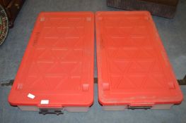 Two Under Bed Storage Box with Wheels
