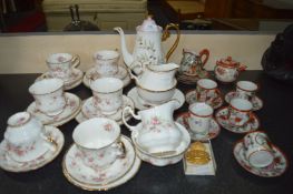 Floral Decorative Paragon Tea Ware, Japanese Tea W