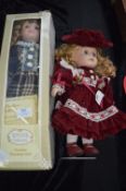 Windsor Collection Porcelain Doll and Another