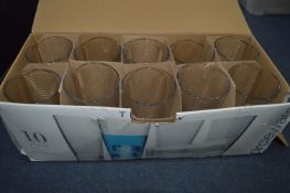 Circleware Ten Piece Glass Tumbler Set