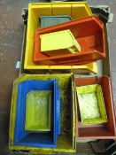 *Box of Assorted Plastic Storage Trays