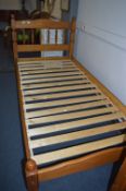 Pine Single Bed Base